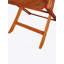 Ensemble de salle à manger pliable pour patio, 4 chaises pliantes, intérieur et extérieur universel, teck