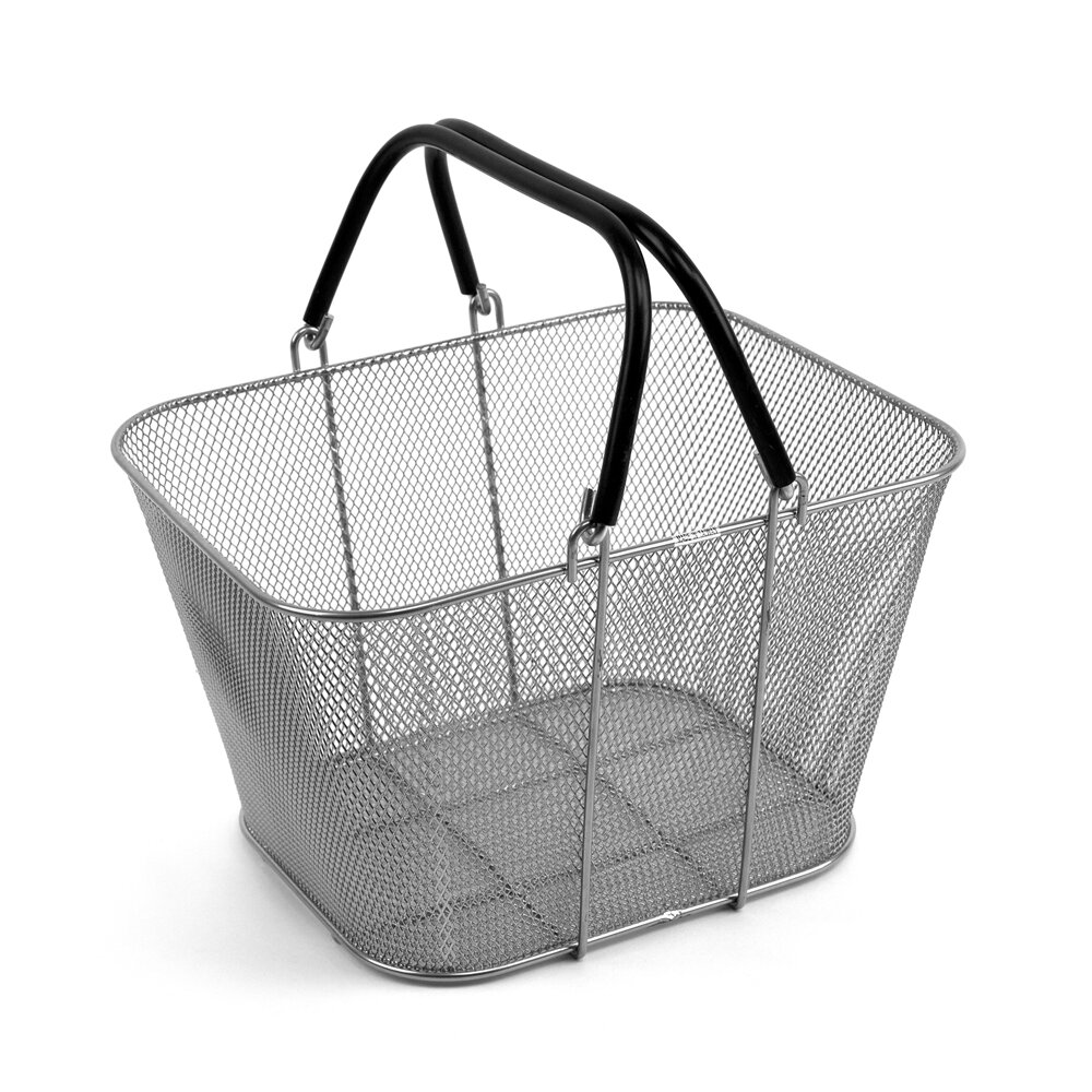 Mini Metal Shopping Basket Tabletop Decor - World Market