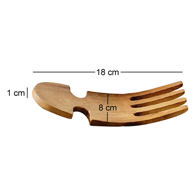 Three Posts Alice Wood Divided Serving Dish