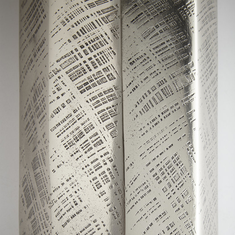 Danielle Metal Table Vase, 19.75" H x 4.25" W x 4.25" D