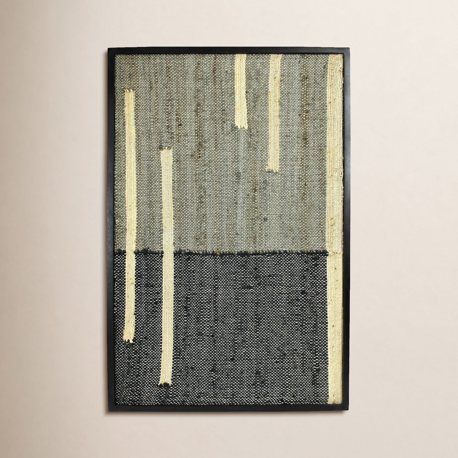 Chaves Woven Wall Art, Lines On Dark