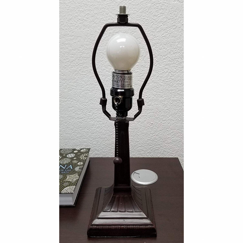 Lampe de table 15 "style floral Tiffany