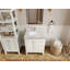 30 po Nashville X P 22 po D Meuble-lavabo simple avec 2 po Quartz gris perle-112762387-112762392-112762410
