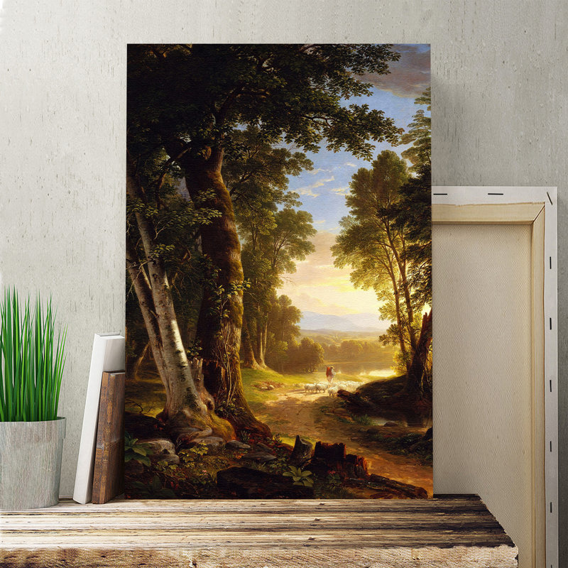 The Beeches by Asher Brown Durand - Wrapped Canvas, 76cm H x 50cm W