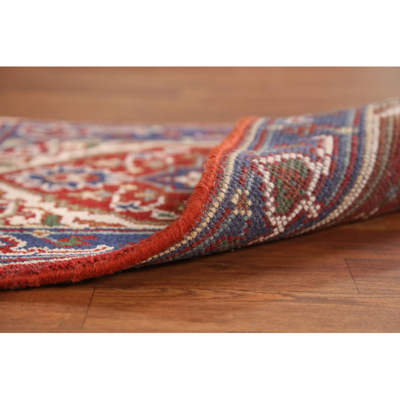 Tapis décoratif géométrique traditionnel indien 2x3