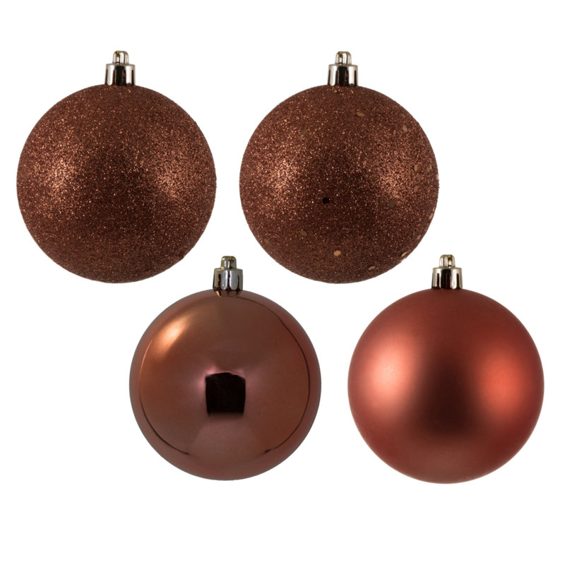 Ensemble d'ornement boule 4 pièces 4 pièces, Corail