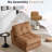Boneless 8.3" Futon Mattress, Folding Sofa Bed,Modern Corduroy Upholstered Sofa - Comfortable Accent Chair,Set Of 2-746466049