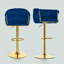 Tabouret de bar pivotant à hauteur réglable Shalicia-728208350