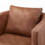 Fauteuil demi-tonneau pivotant en similicuir-1263490522