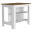 Îlot de cuisine, quatre pieds, trois tablettes-129164685-129164677