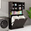 Armoire de salle de bain autoportante Beto avec 2 tablettes réglables-1856093453