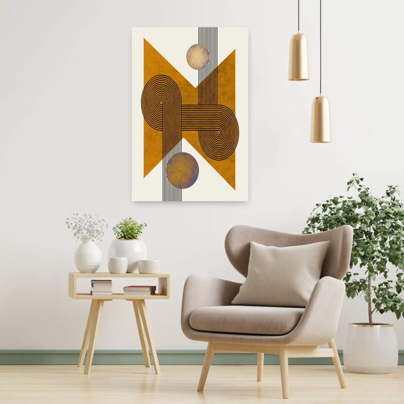 Art contemporain, art contemporain abstrait, H 36 po x l 24 po