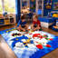 Tapis Sonic de 119 x 180 cm, décoration de chambre pour enfants