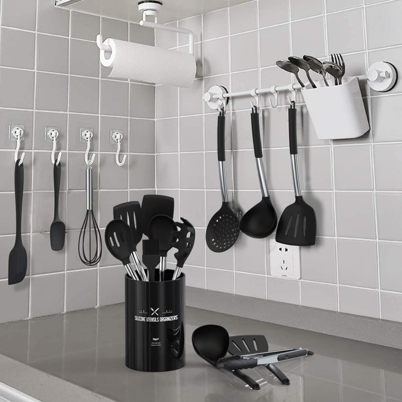 Belfry Kitchen Benton 15 Balloon Whisk, Black