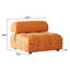 Fauteuil de chambre 34,55 po Cylar-2114508023