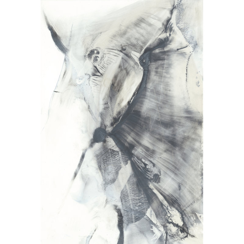 Marbled Grey I - Wrapped Canvas Print, 76cm H x 51cm W