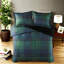 Ensembles de literie confortables avec édredon en fausse laine, style contemporain multicolore
