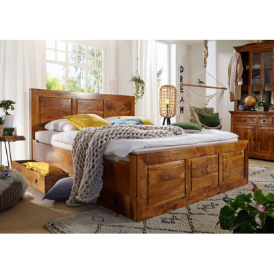 Oxford Solid Wood Drawers Bed