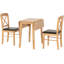 Jaeden Extendable Dining Set with 2 Chairs