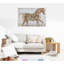 Powerful Giant Hand Painted Canvas Print