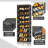  8-Tier Foldable Shoe Storage Cabinet With Magnetic Doors In Black-1716707984