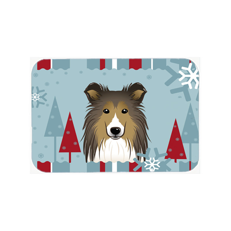 Tatig Sheltie Glass Cutting Board