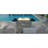 43" Rectangular Grey Open Weave Propane Fire Pit Table, 60000 , With Blue Glass Stones, Tempered Wind Guard, And 20Lbs Storage For Outdoor Fun 43 Inch Gas Output, Guard Stone Decoration Backyard-1373583658