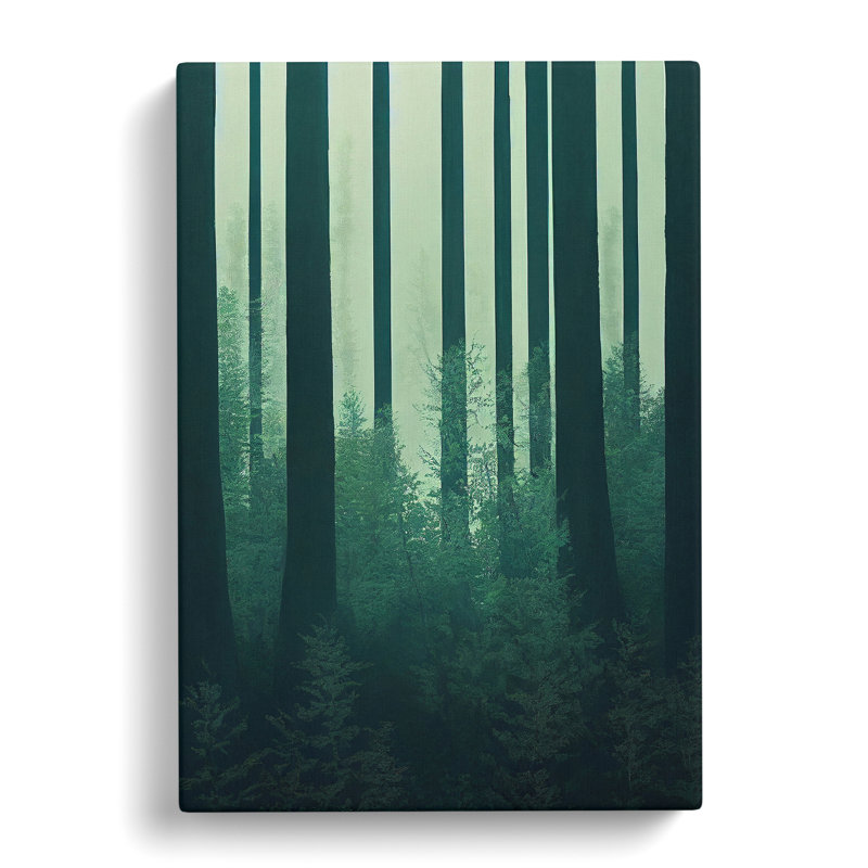 Stunning Forest Abstract - Wrapped Canvas, 50cm H x 35cm W x 3cm D