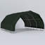 Abri pour animaux 12 pi x 12 pi avec couvercle imperméable et cadre en acier résistant aux rayons UV-125592098