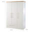 Nele 3 Door Wardrobe