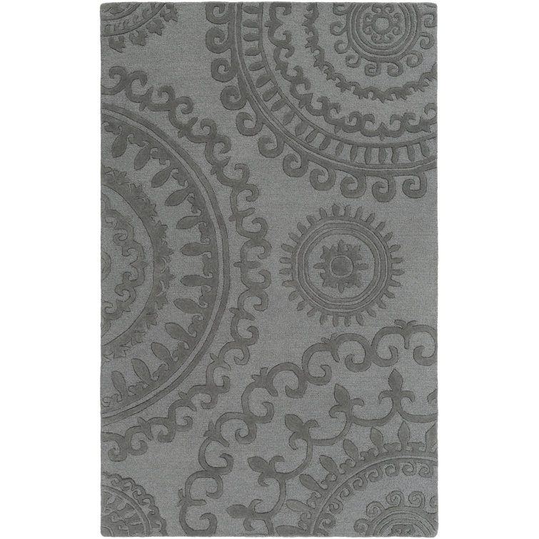 Wool Floral Indoor Rug