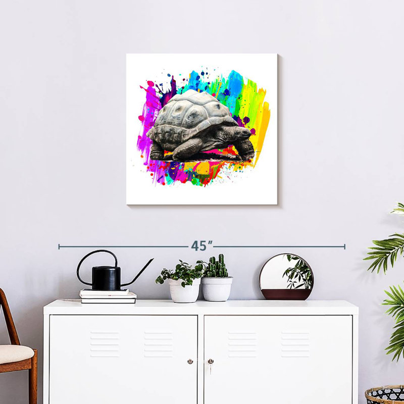 Crowle Splash Tortoise, 24" H x 24" W