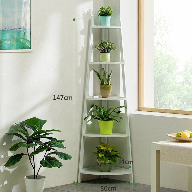 Abilene Plant Stand, White