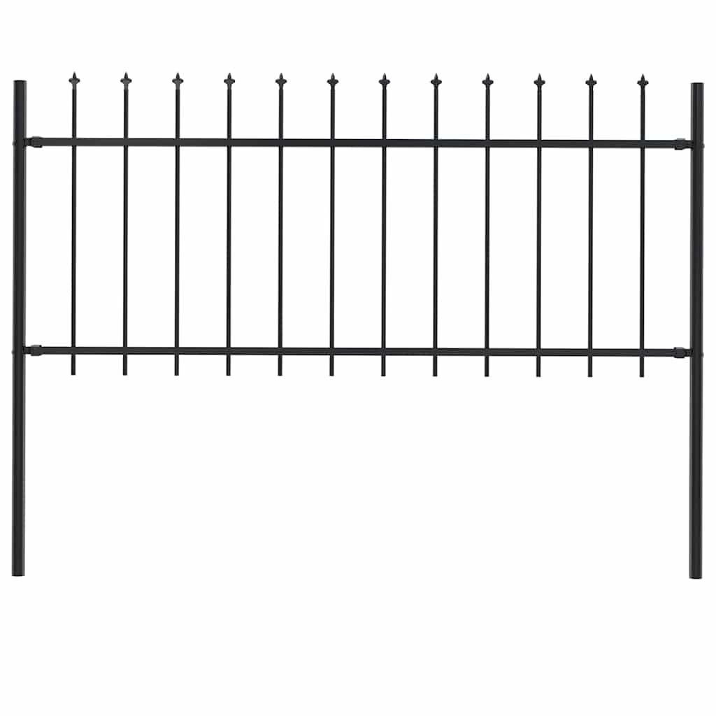Raziya 2D Garden Picket Fence Panel