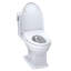 Toilette allongée à fixation au sol deux pièces WASHLET 1,28 GPF (siège inclus)