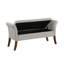 Banc de rangement rembourré avec accoudoirs roulés-1412092819