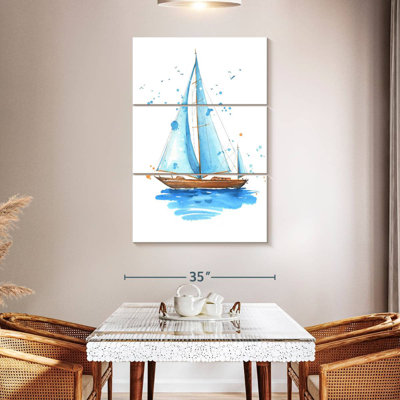 Mehar Sailboat Water Splash