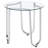 Dutton Chrome 2-piece Round Coffee Table Set