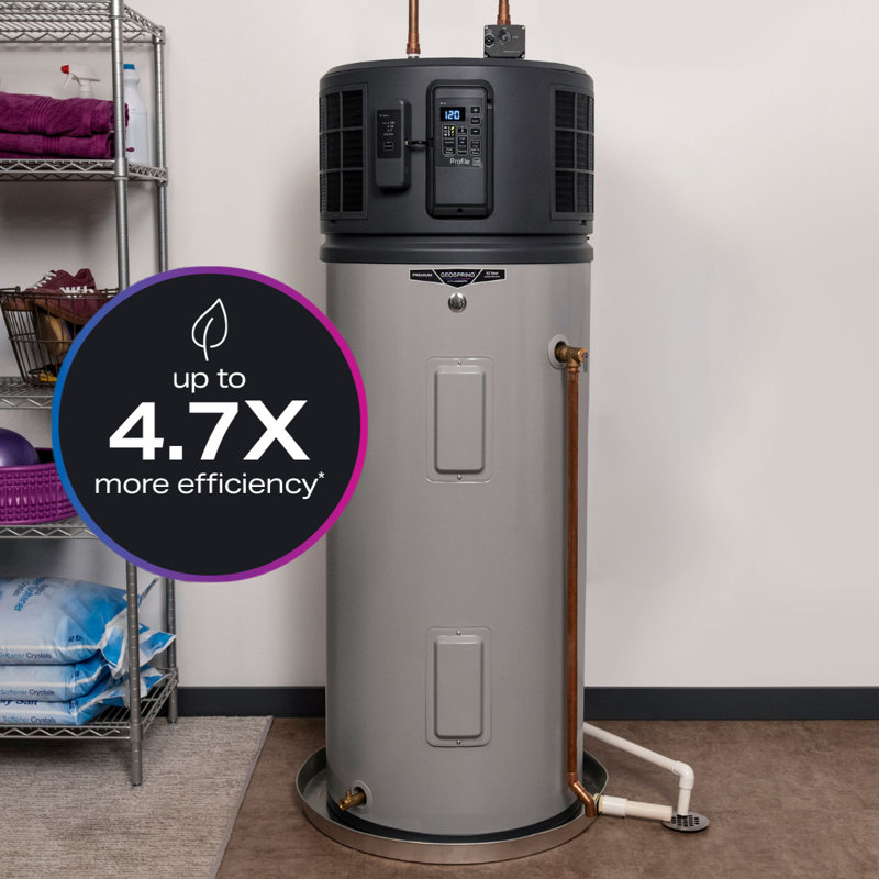 GE Profile GEOSPRING  Smart Hybrid Heat Pump Water Heater 50-gallon - 240V - FlexCapacity