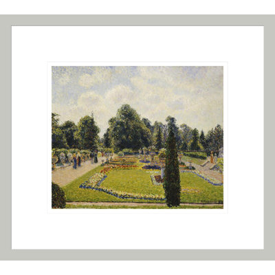 «Kew Gardens the Path to the Main Greenhouse» par Camille Pissarro, impression giclée encadrée