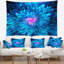 Tapisserie fleur florale florale bleu-28506078