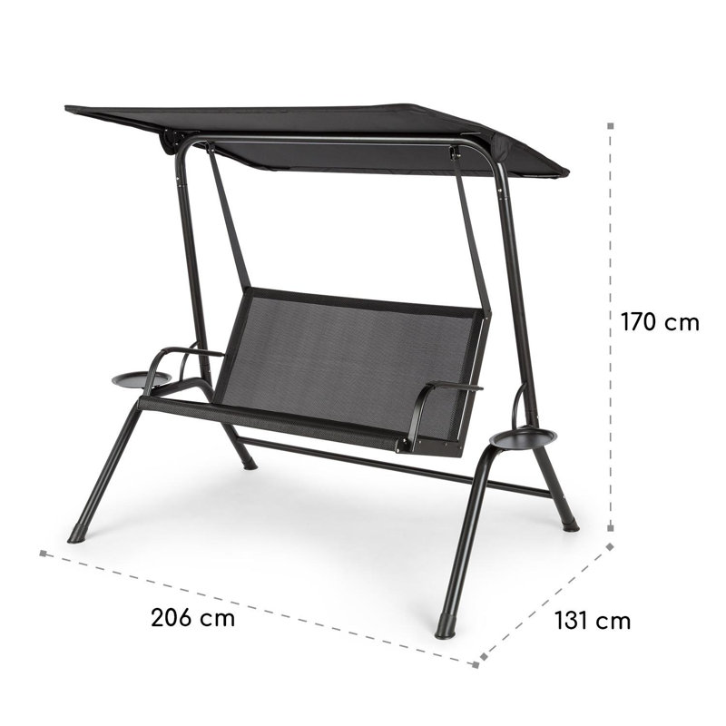 Bel Air 2 Person Porch Swing with Canopy