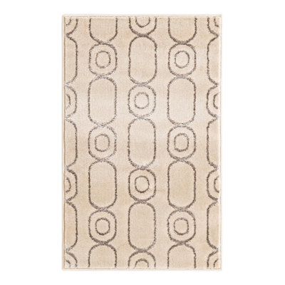 Tapis noir et argent Latitude Run® Colonne Nikica