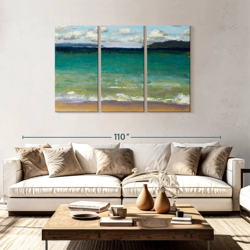 Gillard Caribbean Beaches, 48" H x 74" W