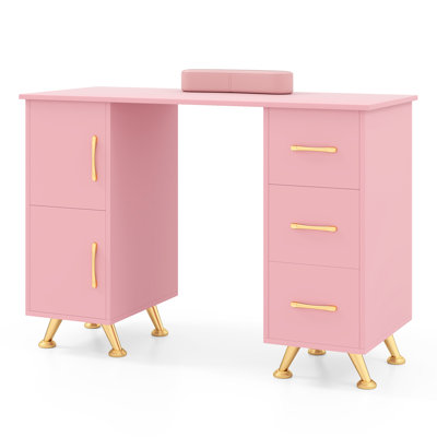 Table manucure avec clou et tiroirs
