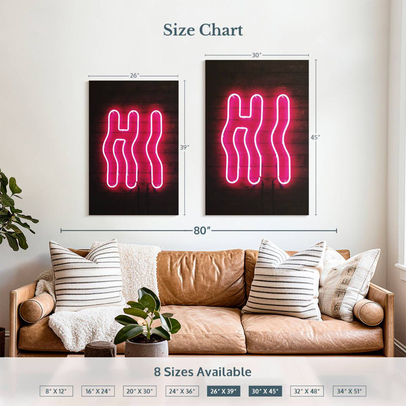 Hi Hi Neon Sign
