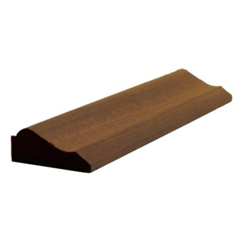 Moulure de panneau colonial EWPM38 de 1-1 / 8 po de largeur x 7/16 po de bordure. Sans finition, Acajou Sapele