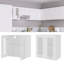 Black Hanging Glass Cabinet 60X31x60 Cm-584496420