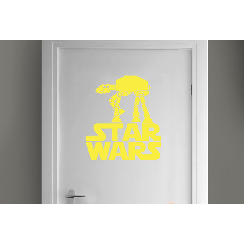 Entertainment Wall Decal, Bright Yellow
