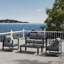 127cm Wide Metal Loveseat with Cushions-1118790578